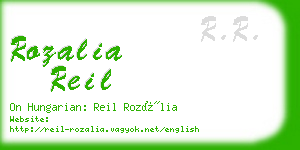 rozalia reil business card